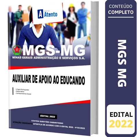 Apostila Concurso Mgs Mg Auxiliar De Apoio Ao Educando Em Promo O Na