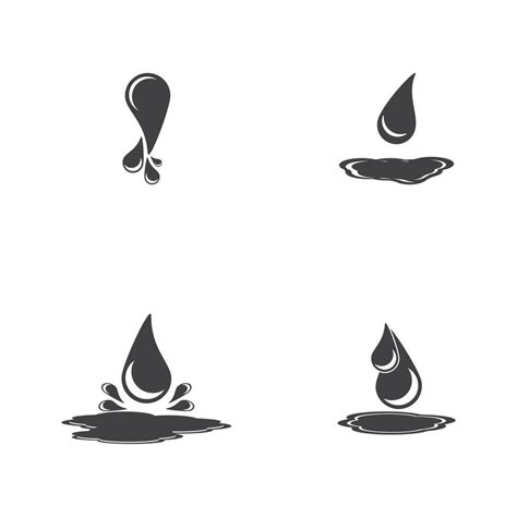 Dripping Liquid icon and symbol template 27942458 Vector Art at Vecteezy