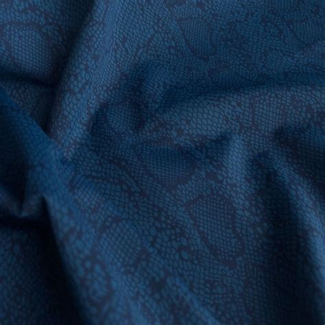 imprimé série maillot de bain bleu pétrole et noir motif effet peau de serpent Idonim Lingerie