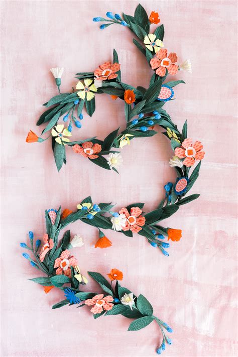 Diy Summer Flower Garland The House That Lars Built