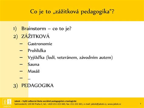 Z Itkov Pedagogika Cdv Ppt St Hnout