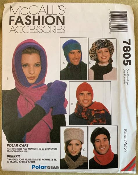 Vintage Mccall S Fashion Accessories Pattern 7805 Etsy