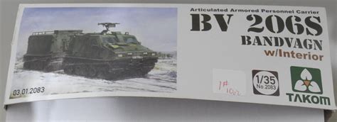 Takom Bandvagn Bv S Articulated Armored Personnel Carrier