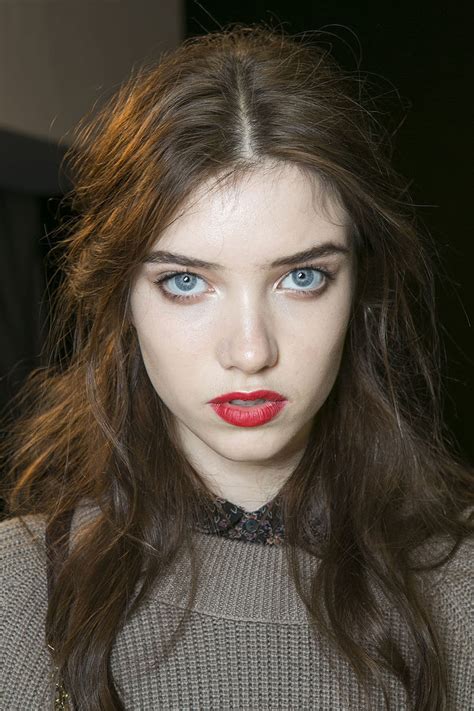 Grace Hartzel Mujer Modelo Morena Pelo Oscuro Pelo Largo Ojos