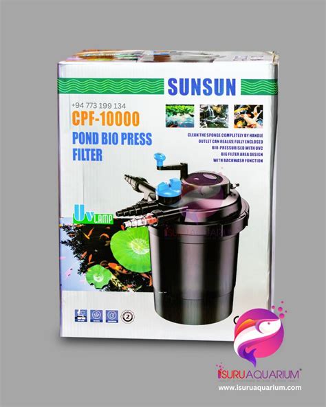 Sunsun Cpf Uv Bio Pressure Pond Filter Isuru Aquarium Sri Lanka