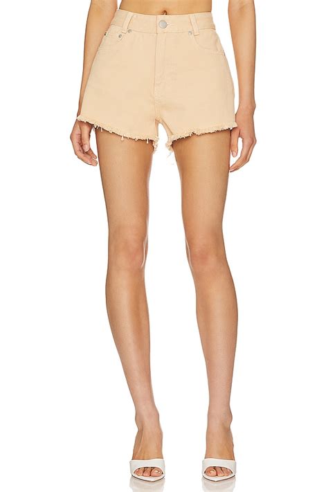 Superdown Leja Denim Short In Nude REVOLVE