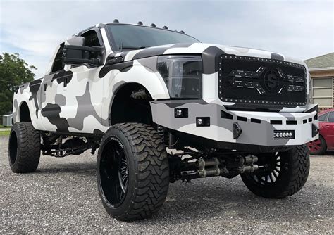 Custom Wraps - Camo Truck - Moody Blue Designs