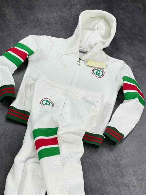 Mens Gucci Hooded Sweatshirt Set