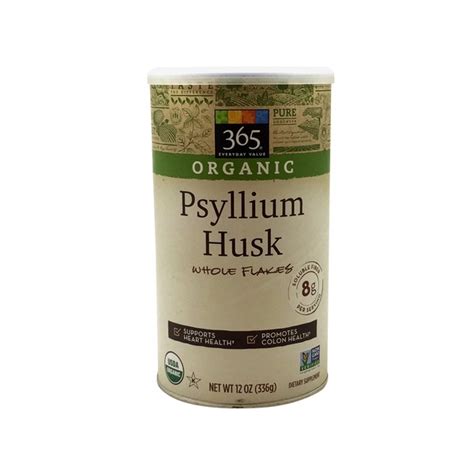 365 Organic Psyllium Husk Flakes 12 Oz From Whole Foods Market