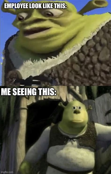 Shrek Shocked Face