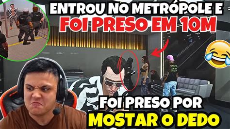 PAULINHO ENTROU NO METRÓPOLE E FOI PRESO 10 MINUTOS YouTube