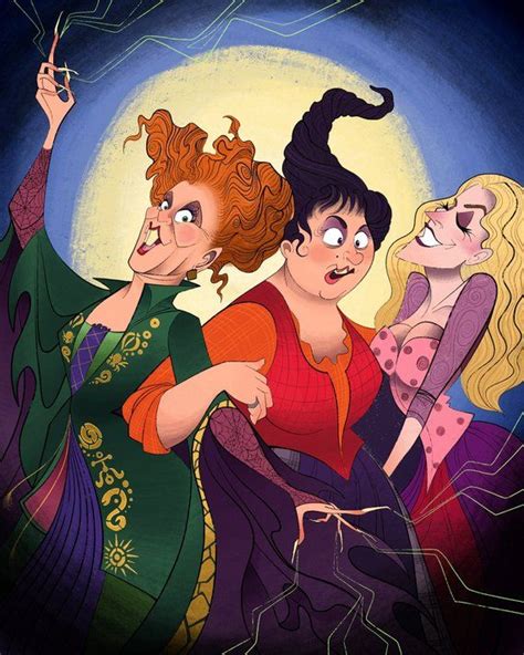 Hocus Pocus Inspired Print Etsy In 2021 Disney Drawings Halloween