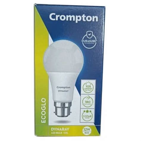 Ceramic Crompton Ecoglo Dynaray Led Bulb Cool Daylight W At Rs