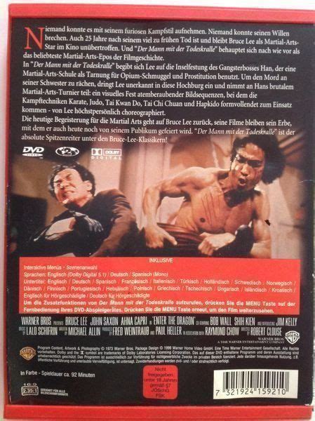 Bruce Lee Enter The Dragon Der Mann Mit Der Todeskralle Kaufen