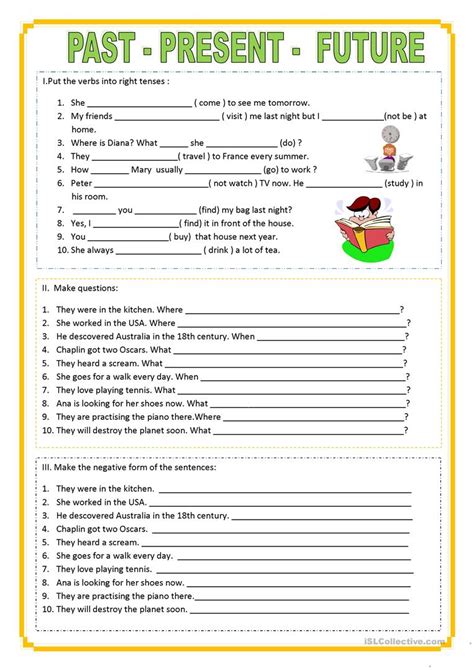 Pastpresentfuture Worksheet Free Esl Printable Worksheets Made By Teachers