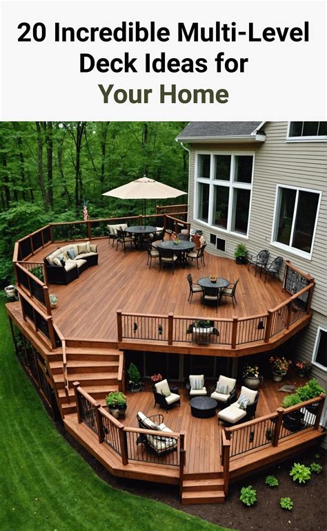 19 Incredible Multi Level Deck Ideas For Your Home Toolzview In 2024