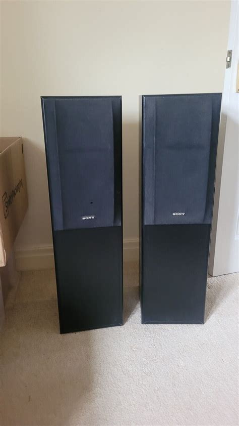 Pair Of Sony Floor Standing Speakers Ebay