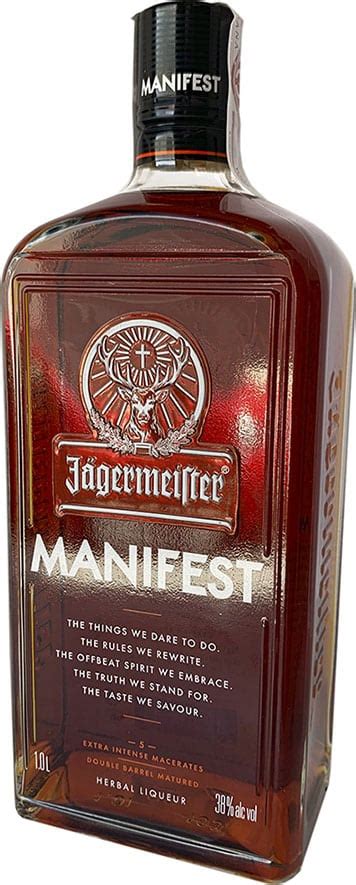 Online Jagermeister Manifest 1 Liter Liquor Shop Price And Reviews Licorea