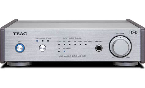 TEAC UD 301 Silver DAC Headphone Amplifier Preamp At Crutchfield