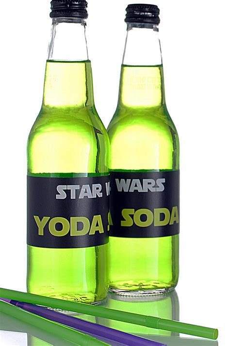 Custom Yoda Soda Bottle Labels