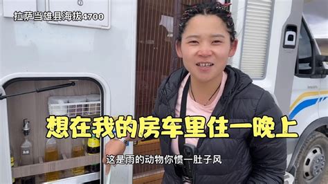 自驾西藏捡到一个位单身小美女，她想在我的房车里住一晚上 Youtube