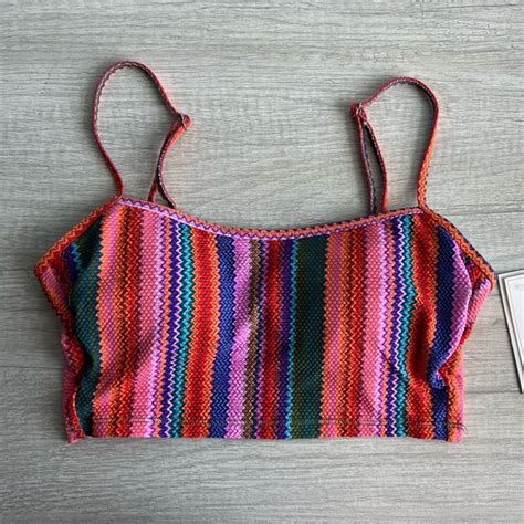 Salt Cove Swim Salt Cove Juniors Ziggy Pop Longline Bikini Top Poshmark