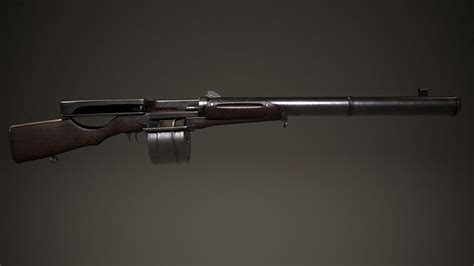 Huot Automatic Rifle 3D model | CGTrader