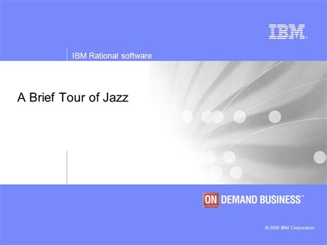 © 2006 Ibm Corporation Ibm Rational Software Jazz Project Overview And Strategy Martin Nally