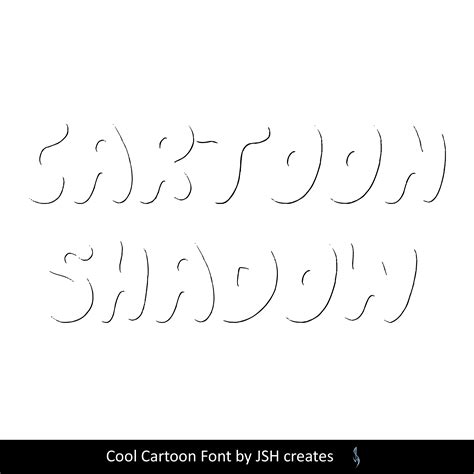 Cartoon Shadow Font