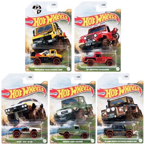 Hot Wheels Brinquedo Boneco De Cab Lio Infantil Offroad Jipester Mercedes Benz Unimog