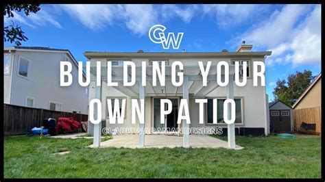 How To Build Your Own Patio Cover Youtube