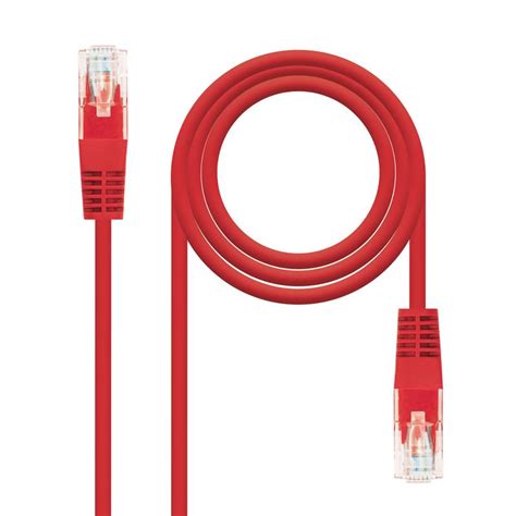 Cable De Red Cat E Utp Flex M Nanocable Red Igs Computers Canarias