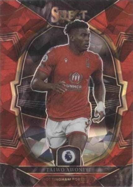 2022 23 Panini Select Premier League Terrace Red Ice Prizm 80 Taiwo