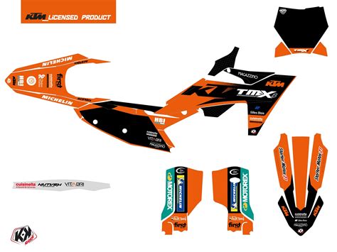 kit déco motocross ktm replica team tmx k24 Kutvek