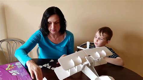Самолет из картона / моделирование - YouTube