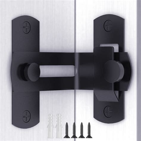 Buy 90 Degree Flip Barn Door Lock Protect Privacy Security Hook Gate