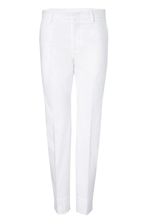 Jill Sander White Pants Anthony Vaccarello White Angora Turtleneck