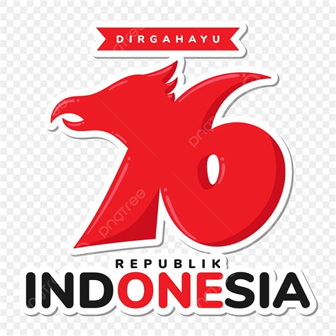 Gambar Dirgahayu Republik Indonesia 76 Tahun Alias Logo Hari Kemerdekaan Ke 76 Dalam Gaya Kartun