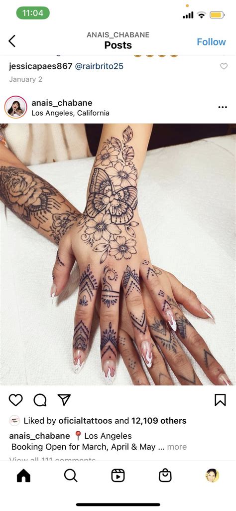 Pin By Lilly Castillo On TATTOO FAVORITES Hand Tattoos Henna