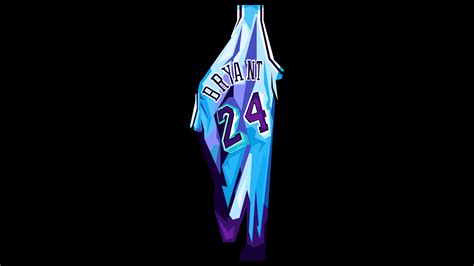 Kobe Bryant Wallpaper K Jersey K Black Background