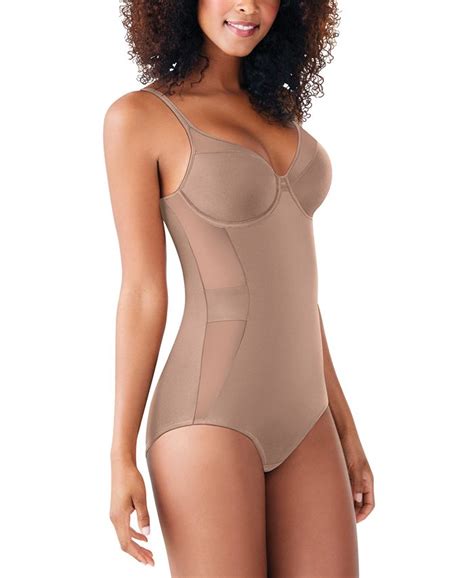 Maidenform Women S Firm Control Ultra Light Illusion Bodysuit Dms056 Macy S