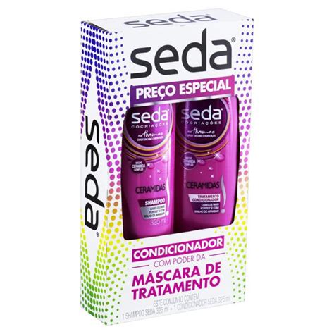 Kit Shampoo Condicionador Seda Cocriações Ceramidas 325ml Cada