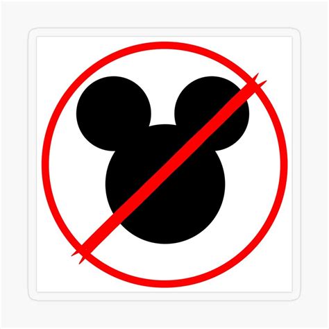 Boycott Disney Sticker /bumper Sticker - Etsy