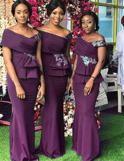 Purple And Green Bridesmaid Dresses