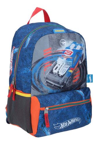 Mochila Escolar Chenson Original Alta Durabilidad Hot Wheels Env O Gratis