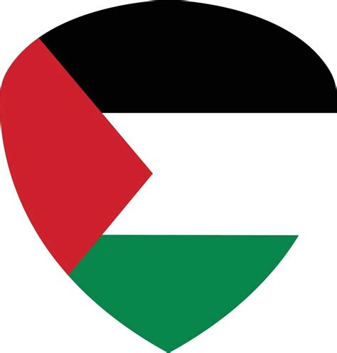 Palestine national flag icon flat vector . Save Gaza, Free Palestine ...