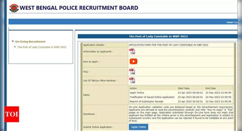 West Bengal Police Recruitment 2023 Apply For 1420 Lady Constable