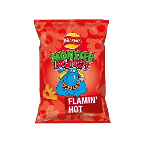 Monster Munch Flamin Hot Walkers ขนม ขนมขบเคยว 40 g Shopee Thailand