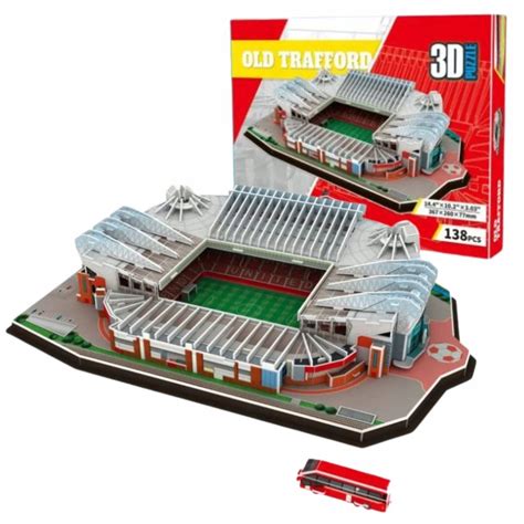 PUZZLE 3D STADION PIŁKARSKI MANCHESTER UNITED OLD TRAFFORD DUŻY 138el