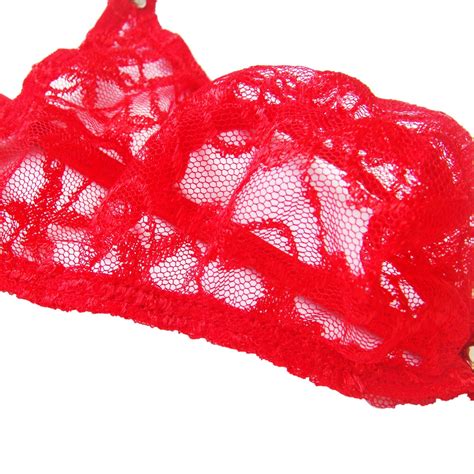 UK Men Sexy Mesh Lace Breifs G String Lingerie Solid Color Underwear Sheer Thong EBay
